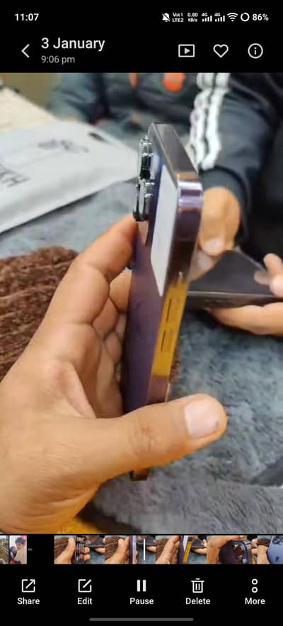 14 pro max with box and original cable