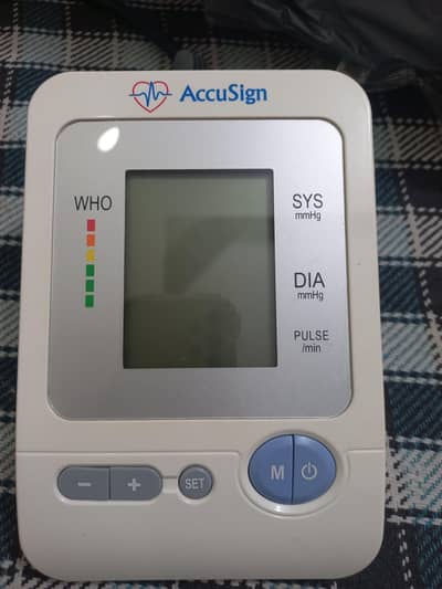 AccuSign Digital Blood Pressure Monitor MM3000 – Good Condition