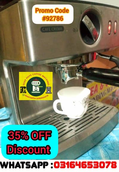 Australia Imported Sunbeam Coffee Machine (35% Off Discount).