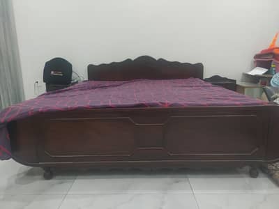 Sold wood double bed for sale