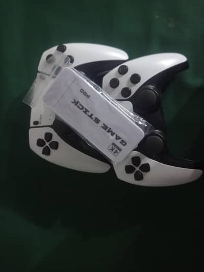 Game stick with 2 controllers