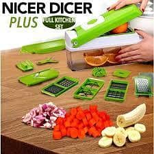 ​Ultimate 12-in-1 Multifunctional Vegetable Chopper, Slicer & Dicer