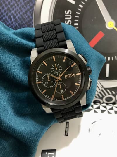 HUGO BOSS-GUN METALLIC-SPORTS EDITION-NEW WATCH-SEIKO CITIZEN CASIO