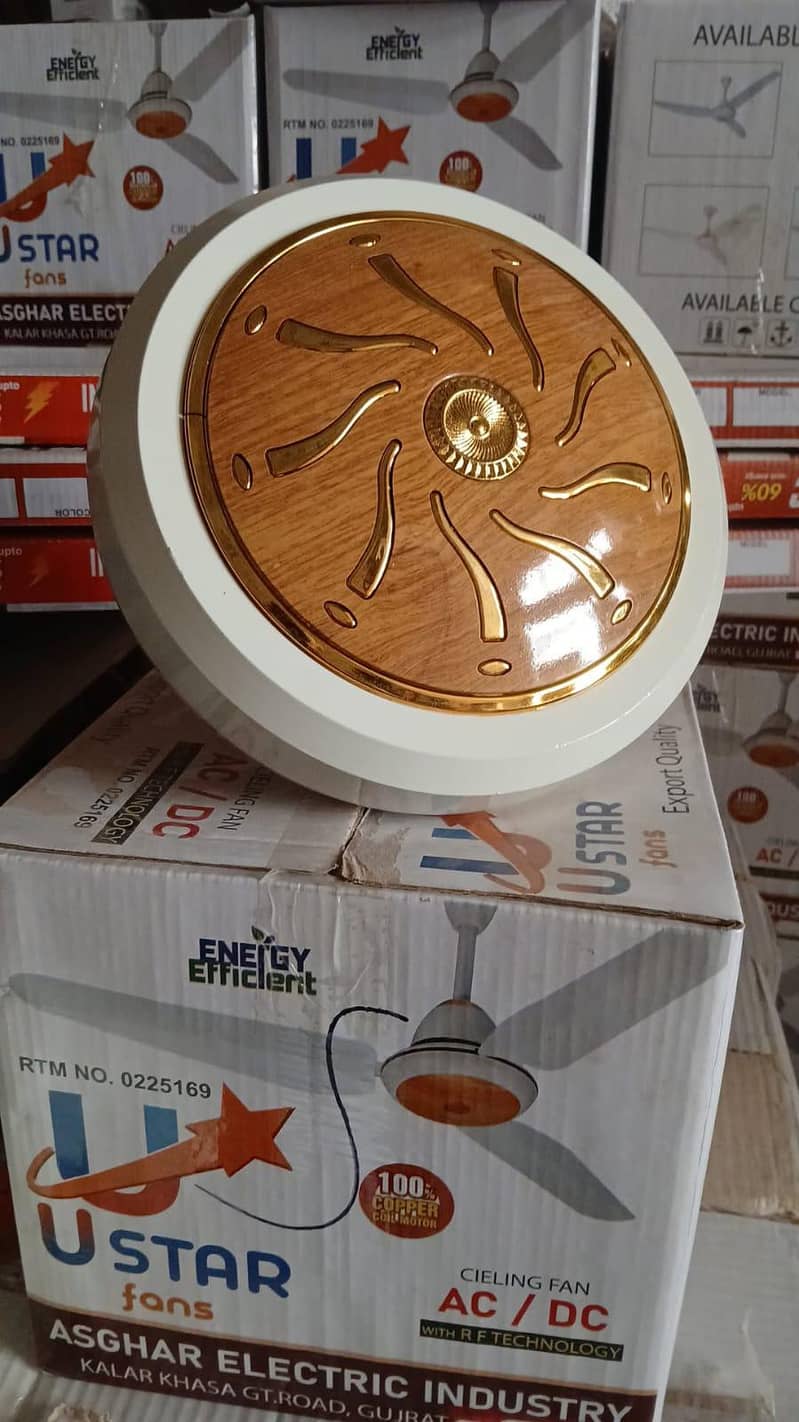 Ac/dc fan IN CHEAP PRICE WITH 1 YEAR GAURIENTY 1