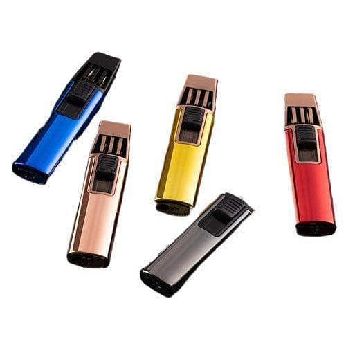 Imported Refillable Fancy Dual Flush Torch Ligh-ter Jet Flame Ligh-ter in pakistan