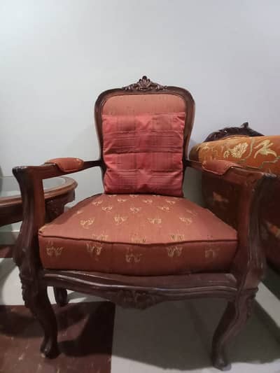 Coffee chair set with table taali lakri