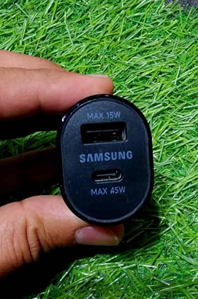 Samsung dual port car charger 45w