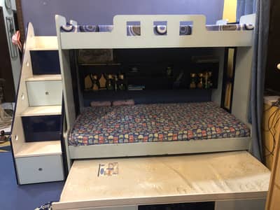 Triple story kids single bed