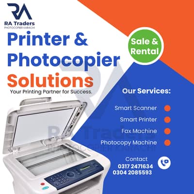 Best Printer & Photocopier Solutions in Karachi Sale & Rental RA Trade