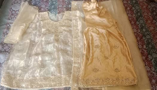 Elegant Eastern 3-Piece Sharara Dress for Sale 