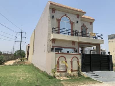 5 MARLA CORNER LOW PRICED BRAND NEW HOUSE IN BLOCK "F" IS UP FOR SALE