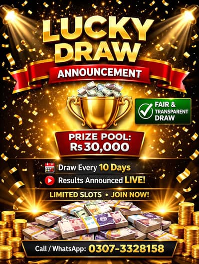 Grand Lucky Draw Event - Limited 100 Slots Available
