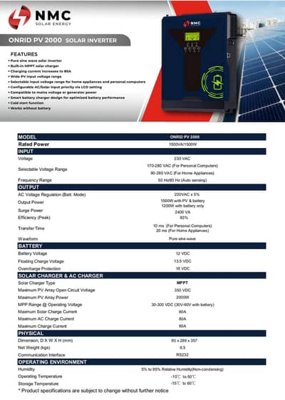 1.5 HYBRID 10KW INVERTER