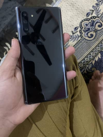 samsung note 10 5g all ok total pack set  10/10.  lush condition.