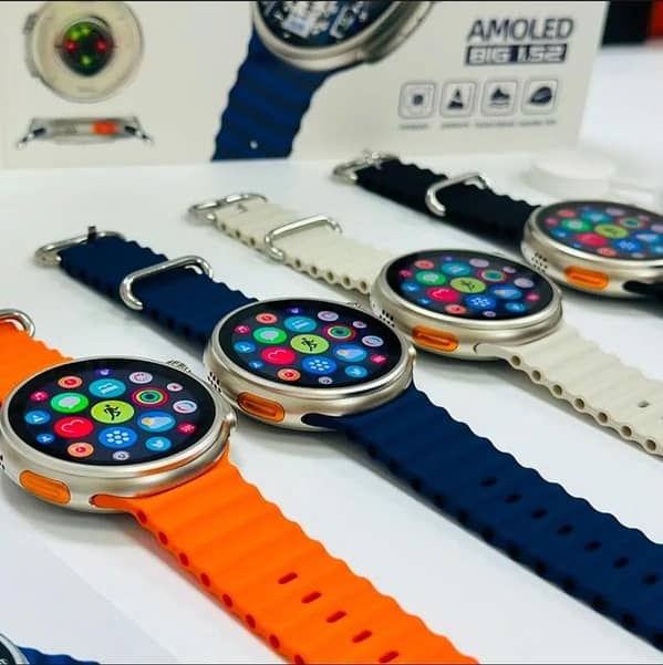 USA Original Z78 Ultra Smart Watch - 1.52" Large AMOLED Smartwatch Display, Bluetooth Calling SMARTWATCH Fitness Tracker (Multi-Color Options) smart watch