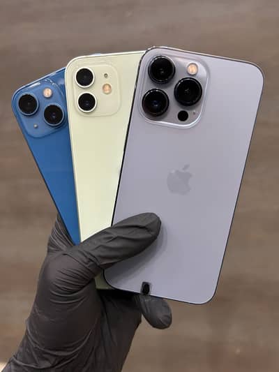 iPhone 12 iPhone 13 iPhone 13 Pro 128gb | 256gb PTA Approved 80% +