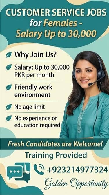Customer Service Urdu Calling Job for Females – Apply Now