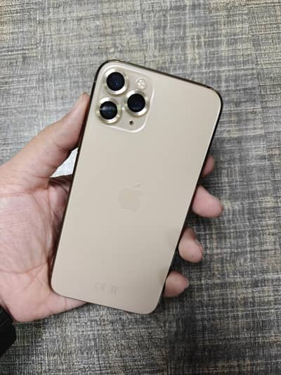 iphone 11 pro 64 gold color PTA Aprroved