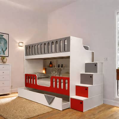 Bunk bed | Kid wooden bunker bed | Baby bed | Double bed | Triple bed