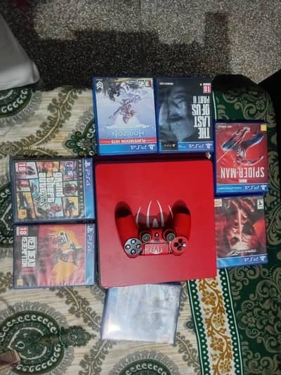 ps4 slim 500gb with 7 games