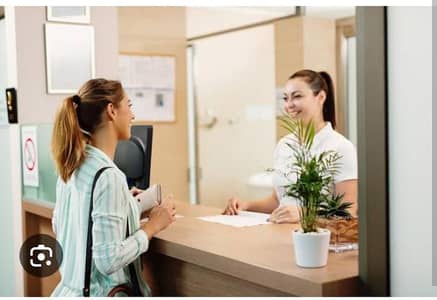 Females Receptionist ki need h