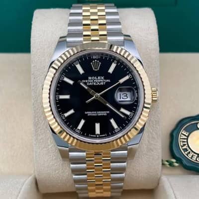 Rolex Date-Just RX ( Two-Tone - Black )