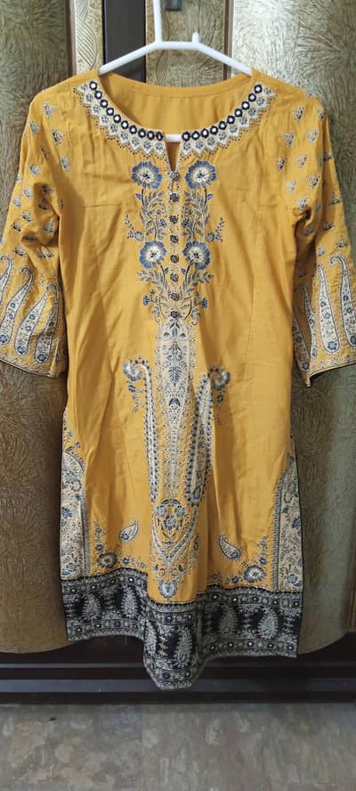 ethnic lawn embroidered dress