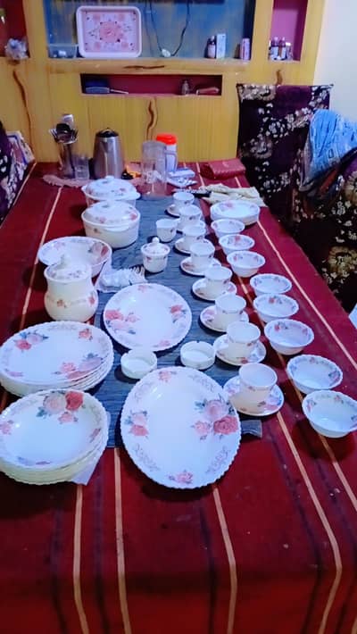 Dinner Set 8 Person Marble Set Fully New