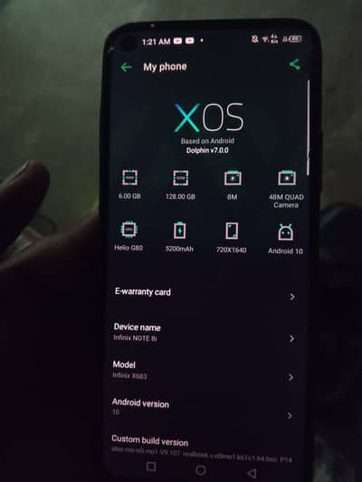 Infinix note 8i urgent sale
