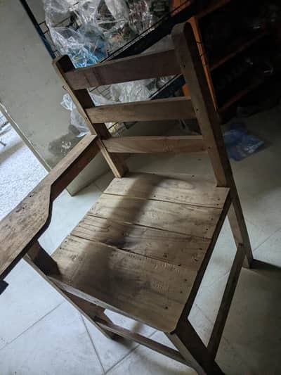 wooden chairs