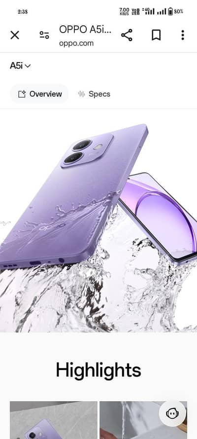 oppo a5i mobile for sell