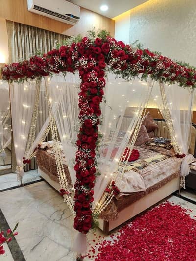 Flower Decoration Fresh & Artificial Events Wedding Room Decor All Khi