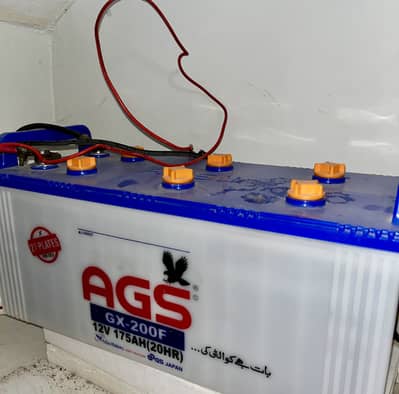 AGS 175Ah Battery + UPS (Excellent Backup – Well Maintained)