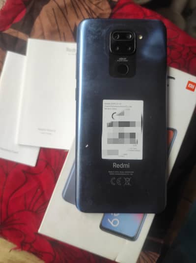 Redmi note 9 with box 128gb no opened repair Official PTA