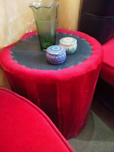 Fancy Chair with side table for sale