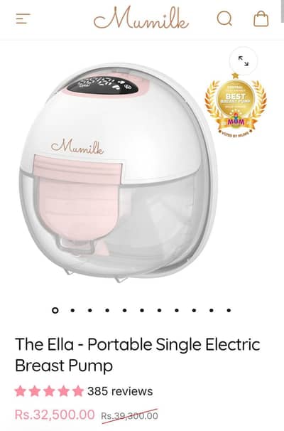 Mumilk Single Wearable Breast Pump