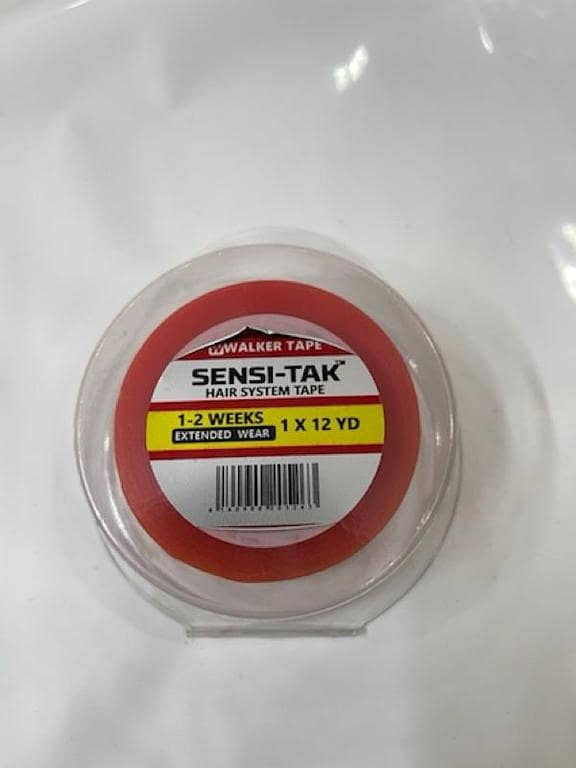 Walker Sensitak Red Tape 12yards for hair system | Hair Wig Tape | Hair Unit Tape | Hair Patch Tape | Hair Toupe Tape | Hair Wig Fixing