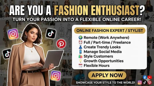 “Turn Your Passion for Fashion into a Flexible Online Career”