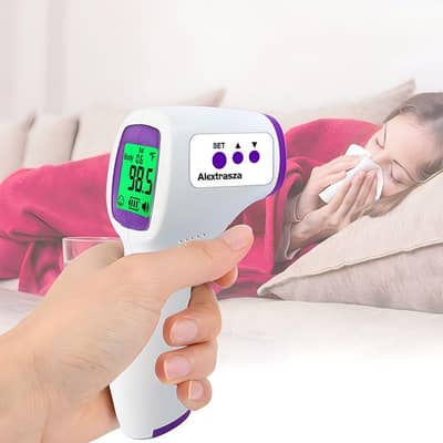 Temperature gun. Infrared thermometer temperature gun. (for adults kids