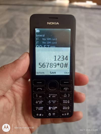 Nokia 206 non pta ha original ha