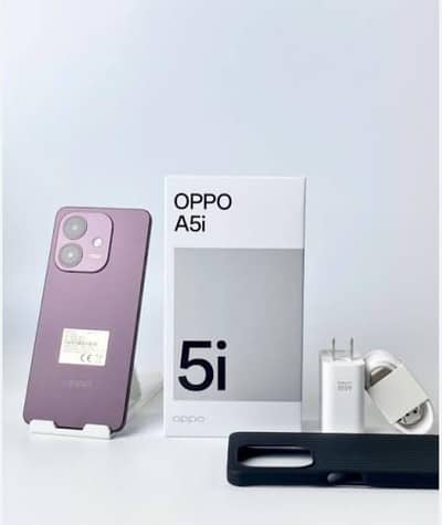Oppo A5i  4+4.64.  just box open 8 days ladies used