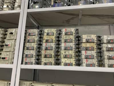 Electric breakers, contactors, panels and cables