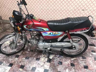 CD 70 2023 model sticker 2024 invoice in hand