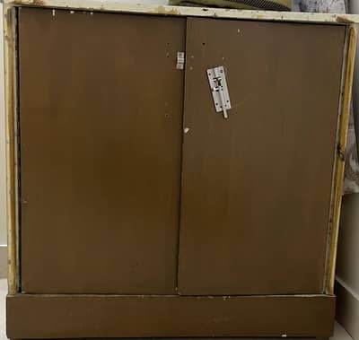 2 Door Wooden Storage Cabinet