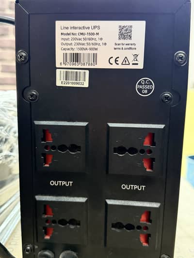 Bulk deal: Crown Micro 1500VA Short backup