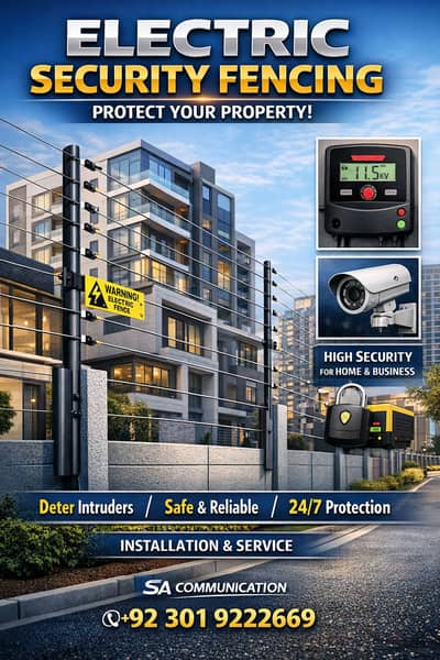 Electric Fence – Secure & Durable for Home/Farm