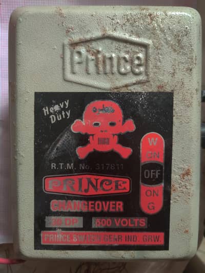 Change Over 500 Volts 30DP