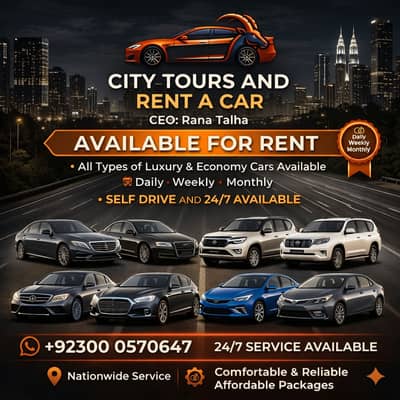 Rent A Car Self Drive - Car Rental in Lahore - Cars at your Doorsteps