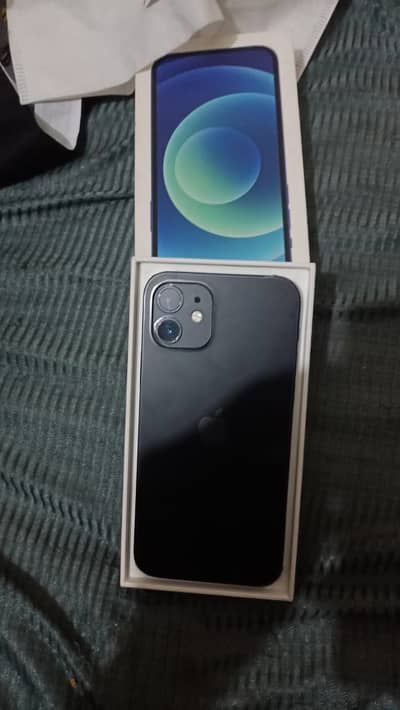 I phone 12 non pta jv box sath ha sim time available