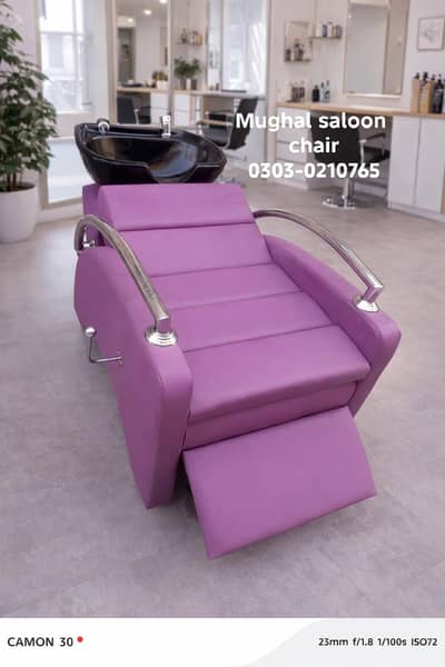 Saloon chair Barber Chair hair wash unit pedicure massage bed Trolley